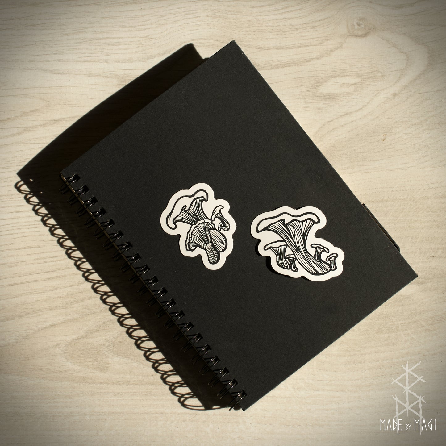 Chanterelle Clear Stickers