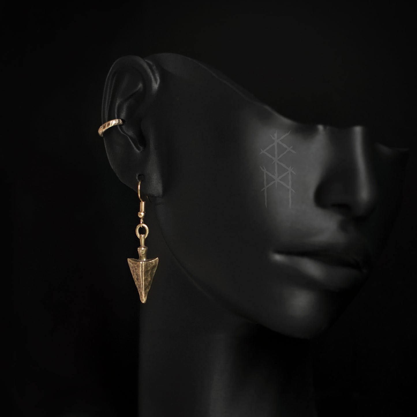 SKADI Bronze & Gold plated Earrings