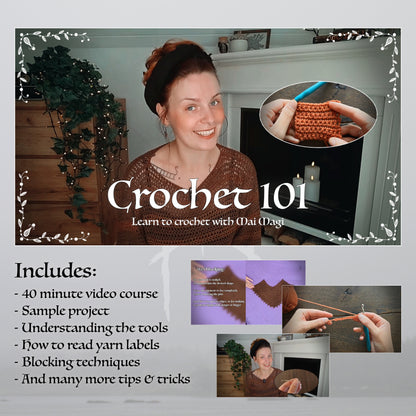 Crochet 101 - Learn to Crochet w/ Mai Magi