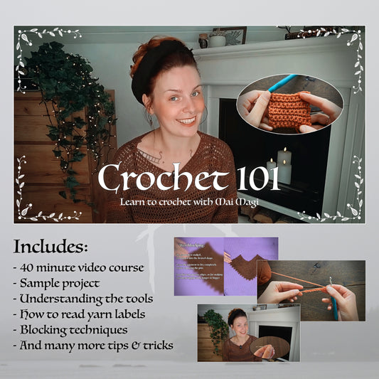 Crochet 101 - Learn to Crochet w/ Mai Magi