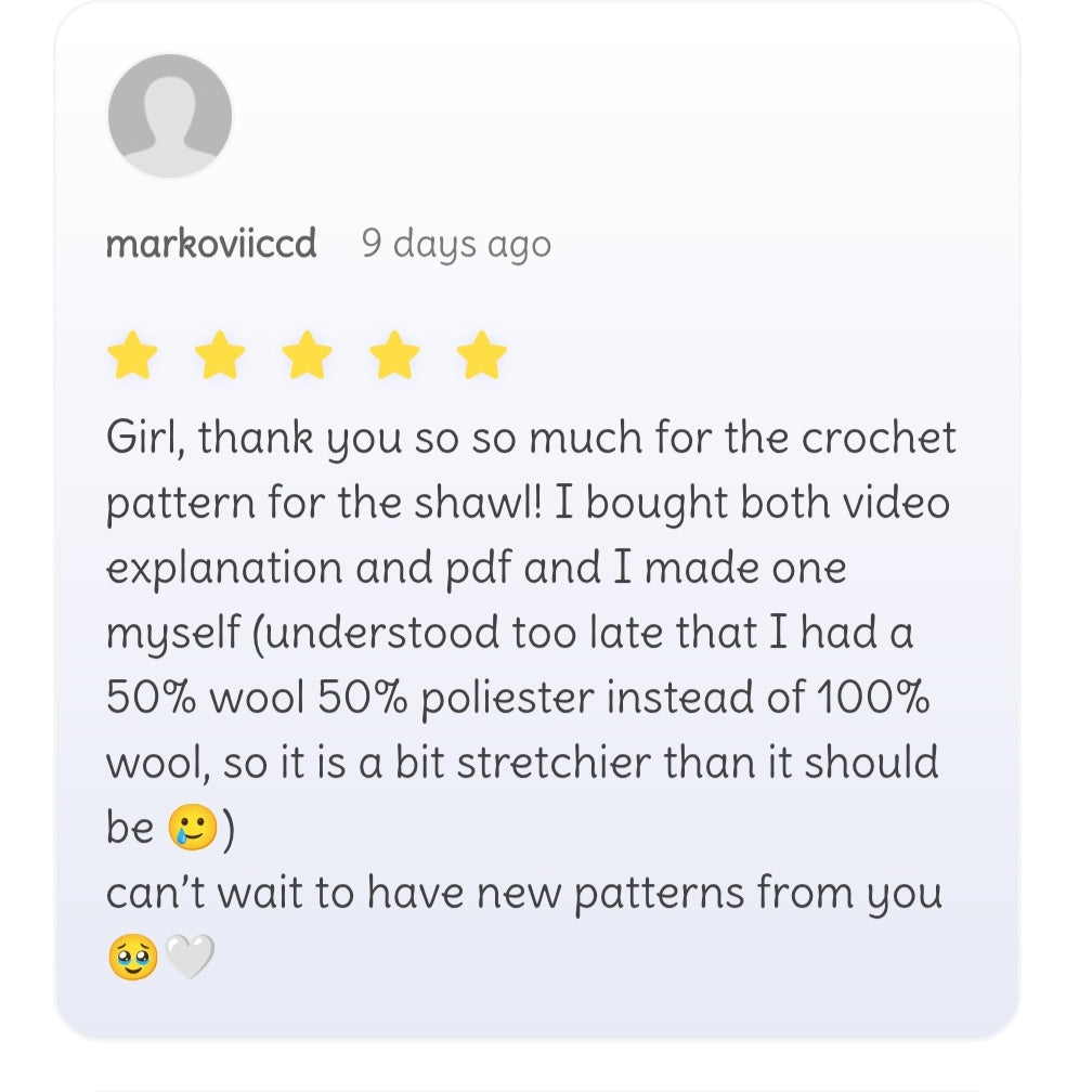 MAGI Shawl Crochet Pattern