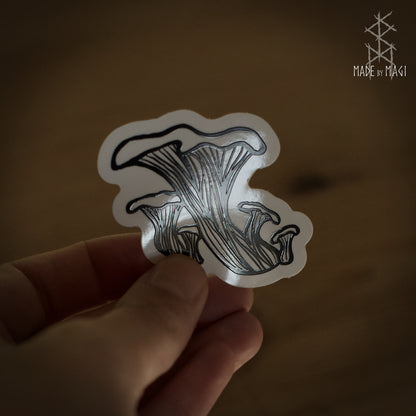 Chanterelle Clear Stickers