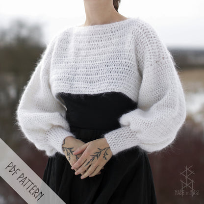 COZY CROP Crochet Pattern