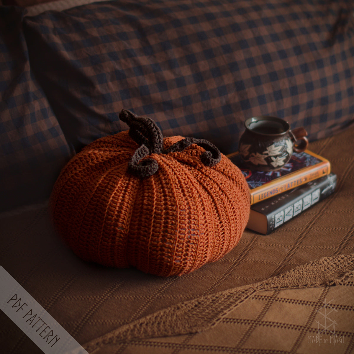 PUMPKIN PILLOW Crochet Pattern