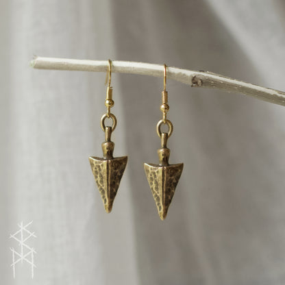 SKADI Bronze & Gold plated Earrings