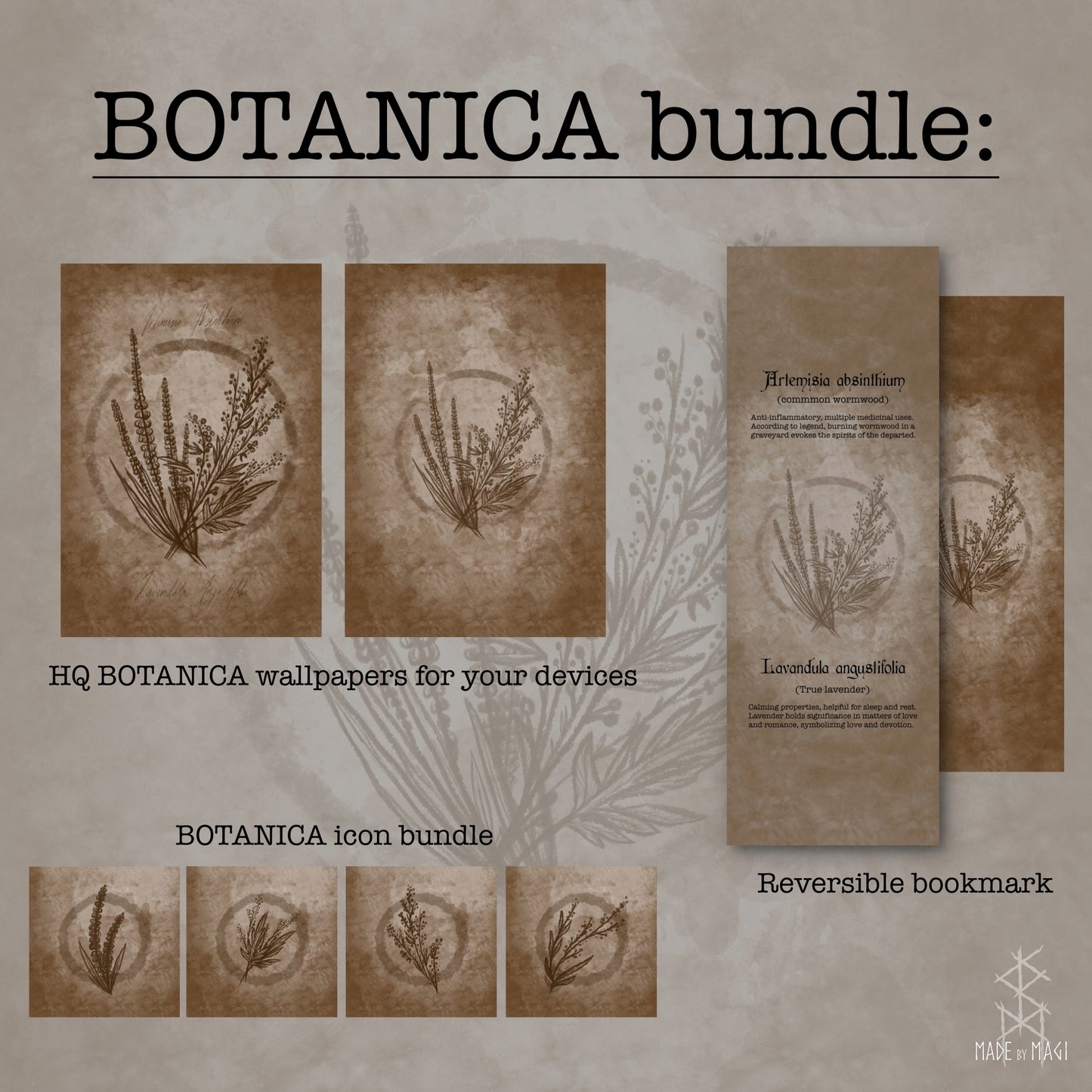 BOTANICA Booksleeve