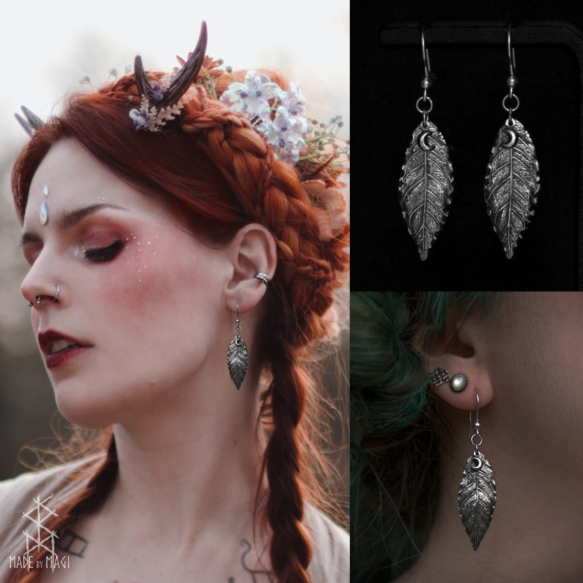 NYMPH Silver Earrings