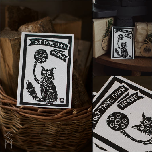 Yule Cat Greeting Card