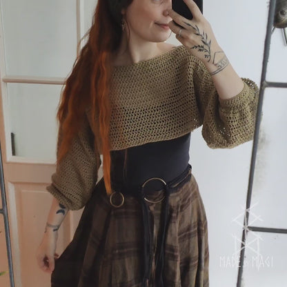 COZY CROP Crochet Pattern