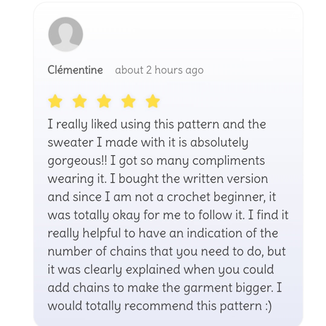 HERO HOODIE Crochet Pattern